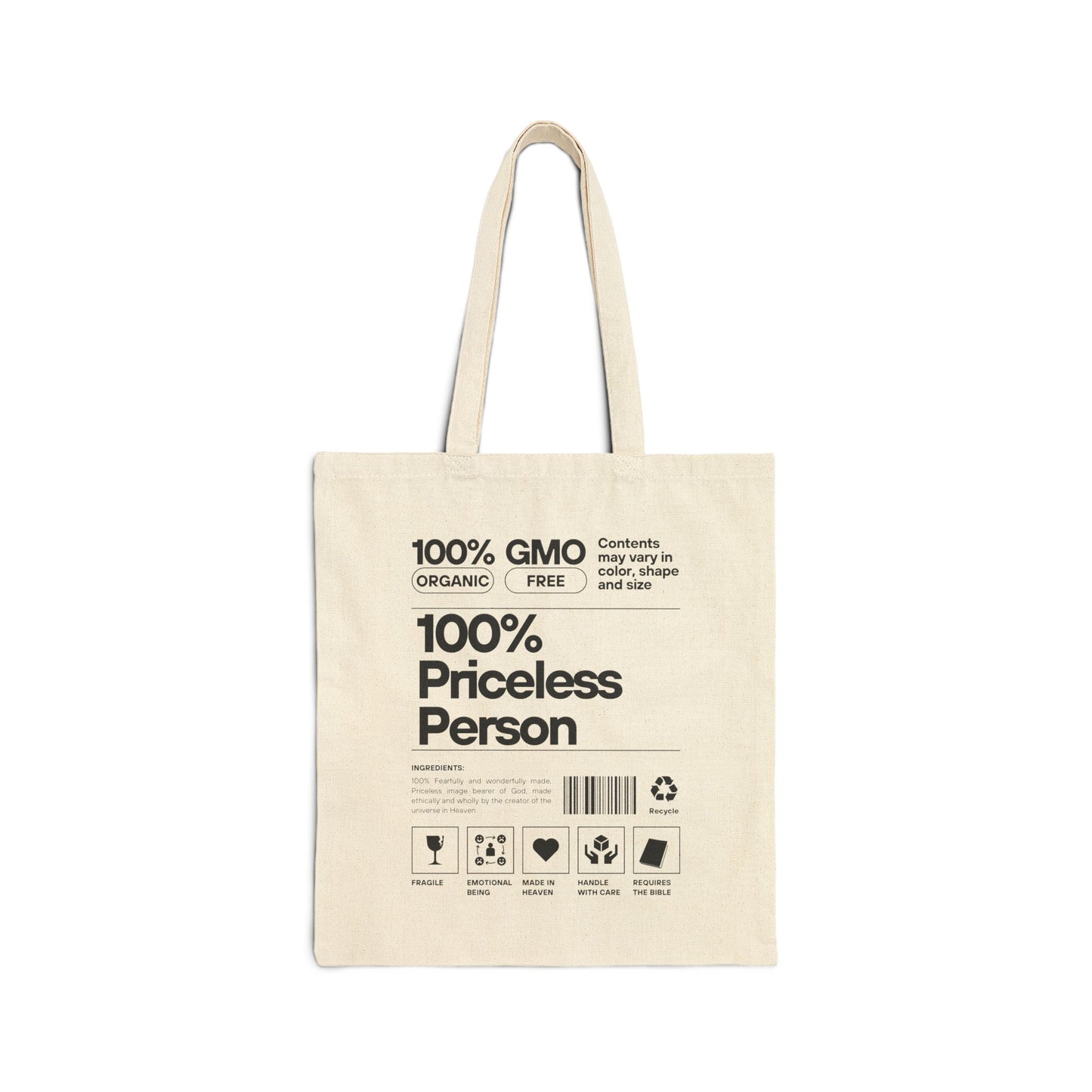 100% Priceless Person Tote