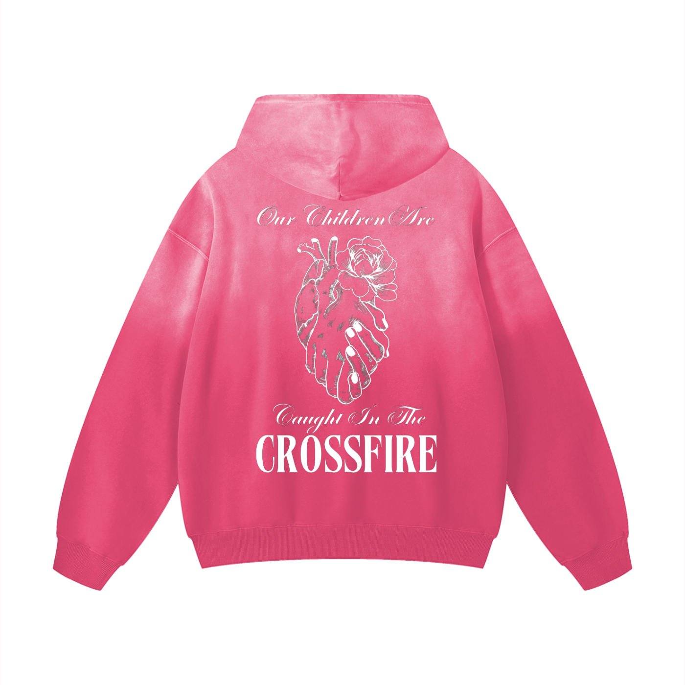 Heart War Hoodie - Pink